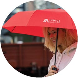 auto open and close umbrella with corporate brand