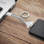 3-in-1 USB keychain cable