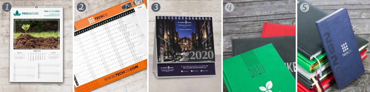 Branded Calendars and Diaries 2020