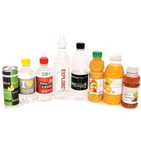 A range of energy drinks and soft drinks - a unique option for promotional food and drink