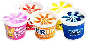 A collection of promotional ice cream flavours
