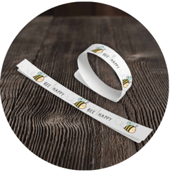 Printed Seeded Wristband