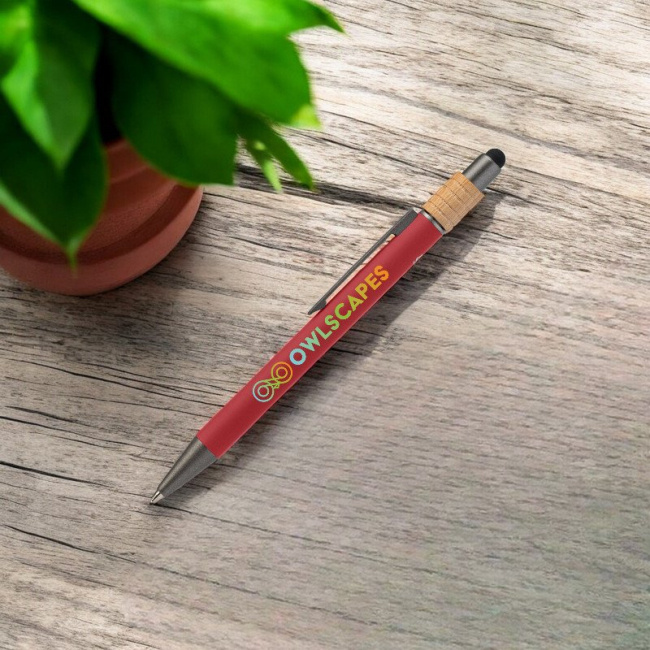 Reborn Spinner Recycled Aluminium Pen with Stylus