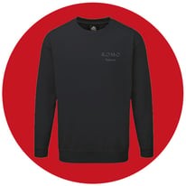 Sweatshirts with company logo