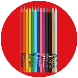 UK Made Recycled CD Case Pencils