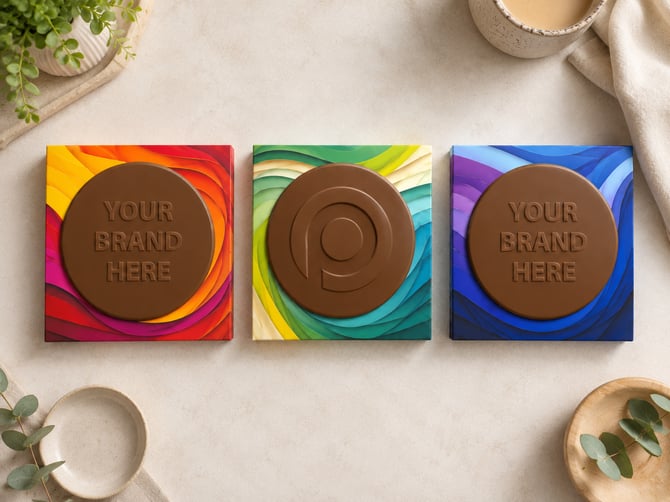 Branded chocolate - Promotional chocolate