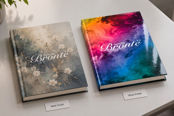 Novella Hard Cover Notebook A5 Matt or Gloss Finish