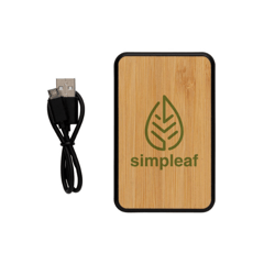 FSC® and RCS recycled plastic 5.000 mAh Powerbank