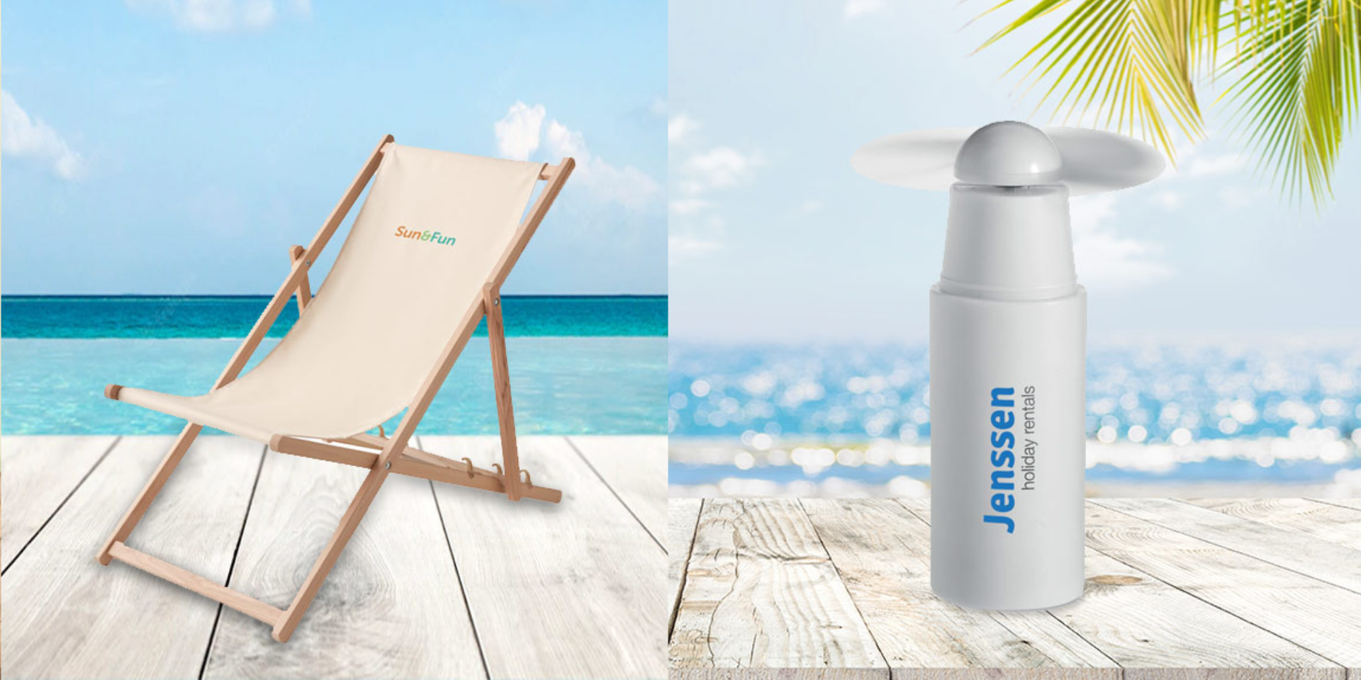 Branded beach giveaways