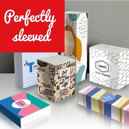 Perfectly sleeved promotional gifts